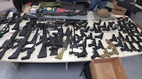 אקדחי ורובי אוויר, צילום: משטרת ישראל